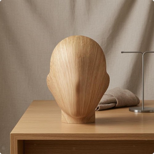 Tête mannequin avec - avec, socle