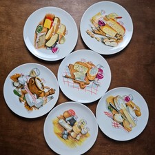 Lot de 6 assiettes à fromage
