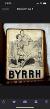 Plaque métal  Byrrh