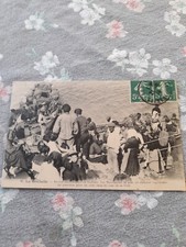 CARTE POSTALE ANCIENNE LA ROCHELLE ARRIVEE DES PECHEURS 1914