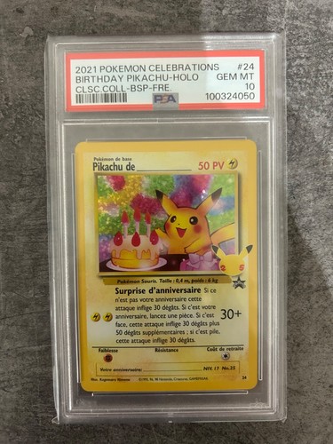 Carte pokemon pikachu - de, _____