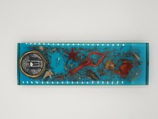 Baromètre/Thermomètre Murale Vintage. Thème océan. Très bon état.