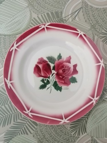 Assiette ancienne digoin - ancienne,