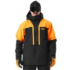 Picture Piste Veste de Ski Hommes Surf des Neiges Snow Orange / Noir