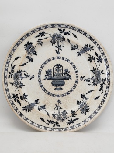 Ancienne assiette minton delft - ancienne,