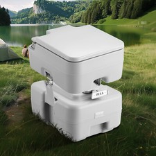VEVOR Toilette Portable Camping avec Chasse d’Eau Réservoir à Matières de 20 L
