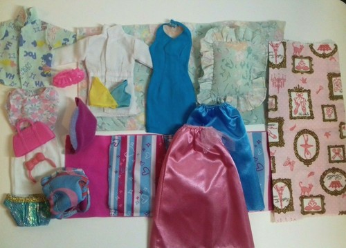 Ba14 lot vetements poupee - lot,