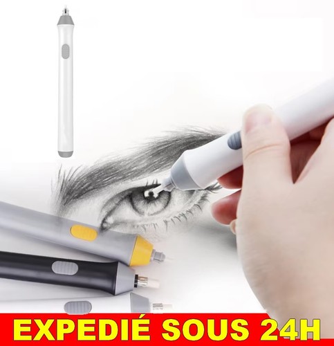 Gomme crayon electrique - ✅,