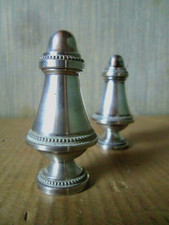 SALIERE & POIVRIERE plaqué argent Silver pl pepper salt shaker poinçon St MEDARD
