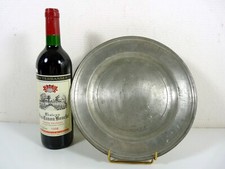 Ancien plat etain xviii - ancien,
