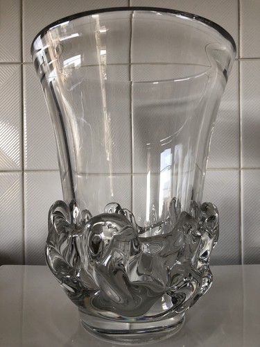 Grand vase cristal signé - grand, daum