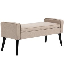 HOMCOM Banc banquette coffre 2