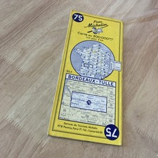 Carte routière ancienne