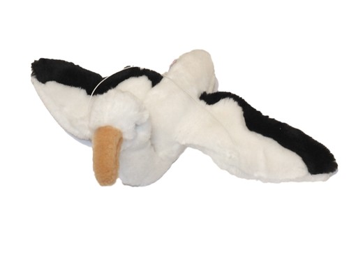 Vintage peluche cigogne oiseau - peluche,