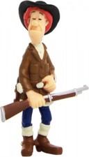 Lucky Luke figurine de collection Calamity Jane avec fusil cow-boy 631110