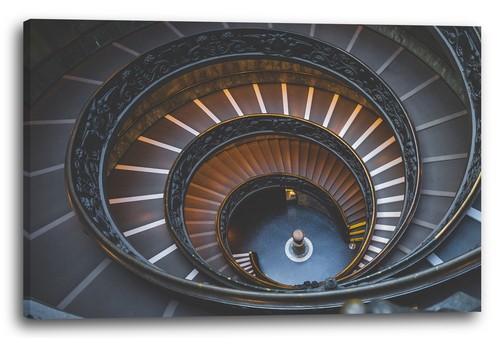 Toile cadres escalier - toile/cadres,