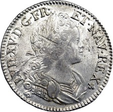 France Louis XV Écu de