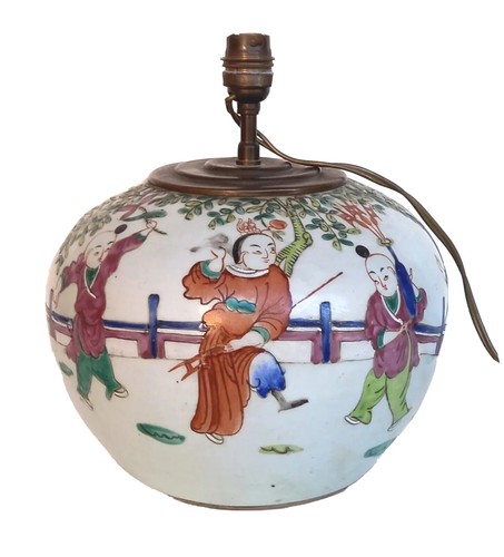 Ancien pot gingembre decor - ancien,
