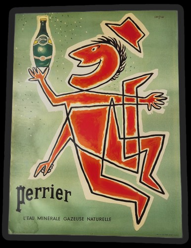 Affiche publicitaire ancienne - affiche,