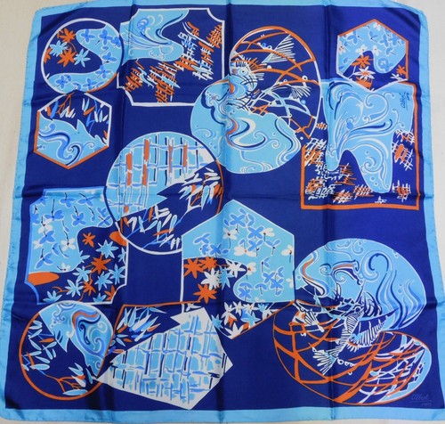 Foulard vintage femme 100 - foulard, 100%