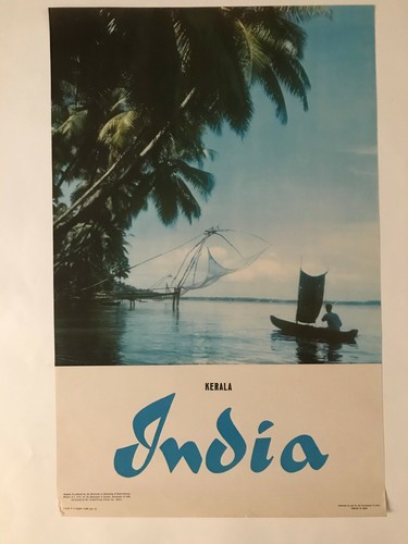 Kerala india 1962 - kerala, affiche