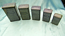 serie 5 boites de cheminée en toles