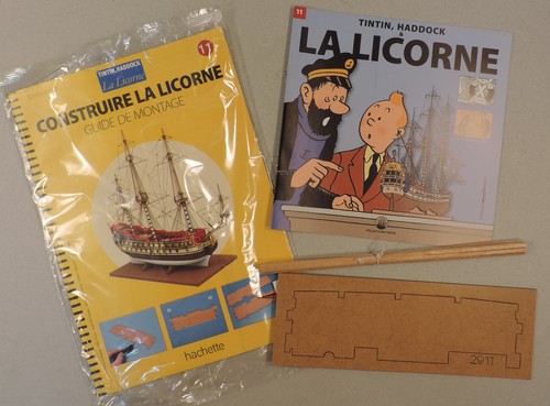 Tintin construire licorne - tintin,