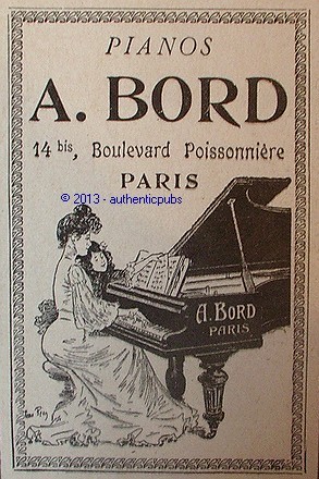 Publicite piano bord - a, lecon