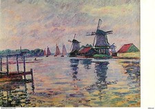 Art - Peinture - Armand Guillaumin - Moulins en Hollande - Carte Neuve - CPM - V