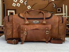 Grand sac voyage cuir - grand, en