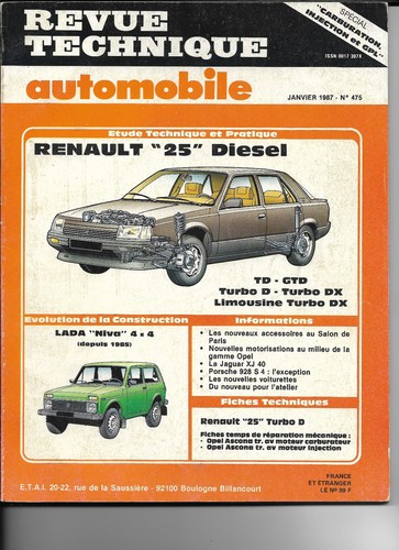 Revue technique automobile - , rta