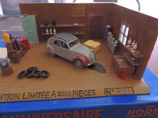 CITROEN 2CV COFFRET 50eme anniversaire DIORAMA GARAGE NOREV 1/43
