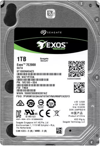 Disque dur seagate exos 1tb - exos,