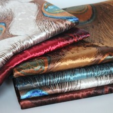 Tissu Velours Phœnix Paon