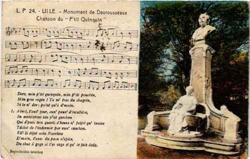 Cpa lille monument de - lille,