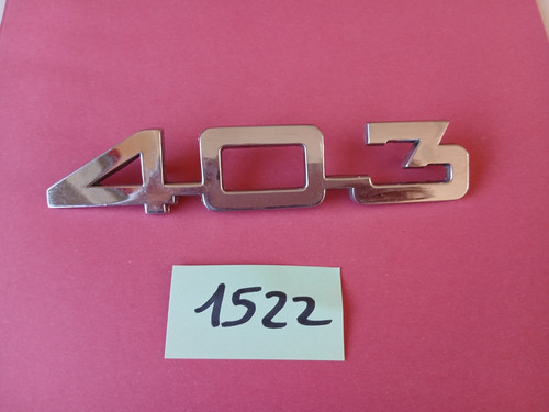 Peugeot 403 monogramme - peugeot,