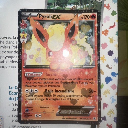Carte pokémon pyroli ex - pokémon, :
