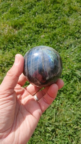 Labradorite forme sphère - labradorite,