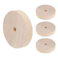 Roues En Bois 2"dia 3/8"ép 1/4"trou pour Loisirs 4pcs