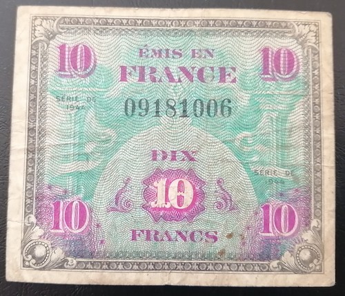 Billet français francs - billet,