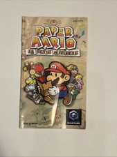 Notice Seule Paper La Porte Millénaire Mario Nintendo Gamecube Pal TBE FRA