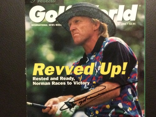 Greg norman signed autograph - greg,