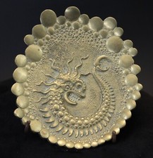 Coupelle bronze décor