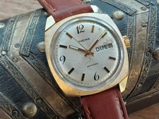 Montre mécanique homme THEMIS double date pl OR FE 3602 - révisée et garantie