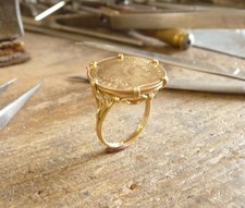 Bague pièce carats - bague,