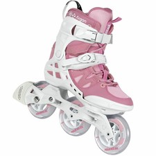Powerslide Phuzion Argon Rose 100 Inline-Skates Rollers en Ligne 3 Rouleaux