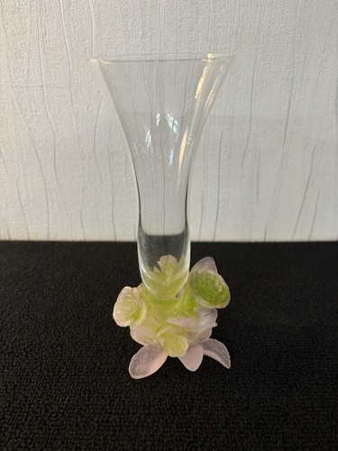 Soliflore vase rose cristal - vase, en