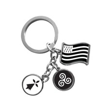 Porte-clés - Drapeau breton -