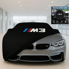 Pour BMW M3 Housse de voiture + cache pare-soleil de volant de voiture...