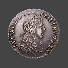 Louis XIV (1643-1715) 1/12 ème d'écu du Dauphiné au buste juvénile 1660 Grenoble